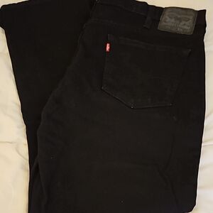 Levi's 541 Athletic Taper Black Jeans Size 42x32